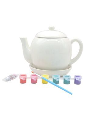 NWT Creatology Ceramic Tea Pot Craft Kit